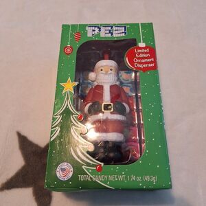 PEZ Christmas Santa‎ Full Body Limited Edition Ornament Dispenser New